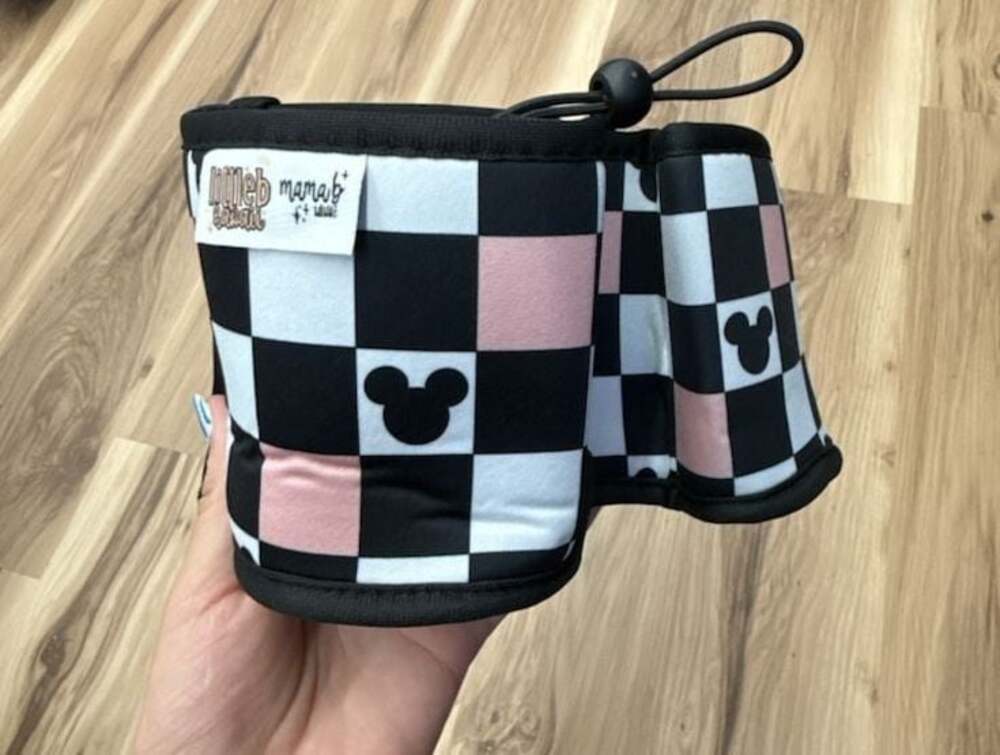 Littleb Hawaii x Mamab Mickey Mouse Checkered Tumbler Sleeve U16